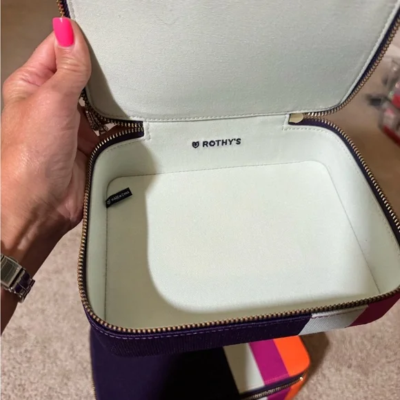 💜🧡Rothys Sugar Plum Catchall Set 💜🩷 - Picture 4 of 7